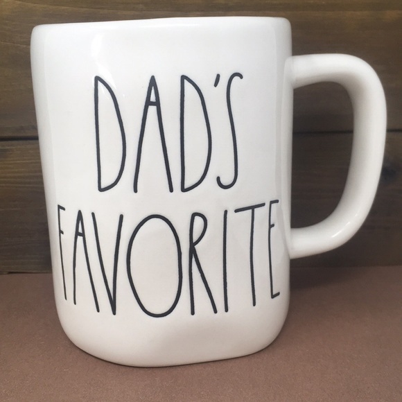 rae dunn dad's favorite mug
